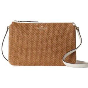 Kate Spade Jackson Straw Triple Gusset Crossbody